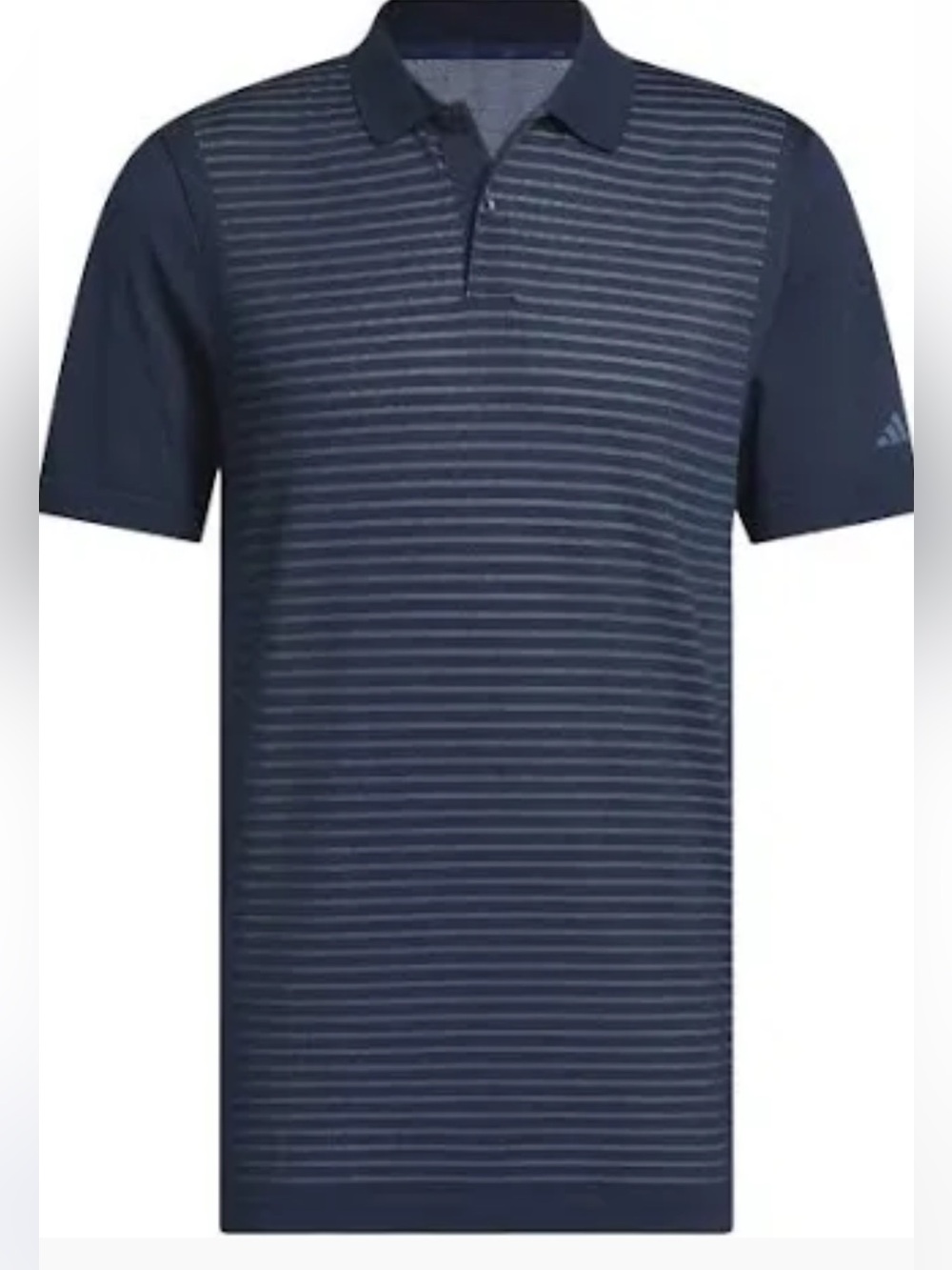Adidas Tour SLS Stipe Men's XL Navy Striped Polo Shirt